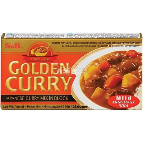 Japán stílusú Golden Curry enyhén csípős, 220g