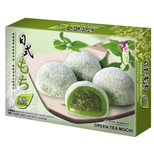Zöld tea ízesítésű japán mochi, 210g