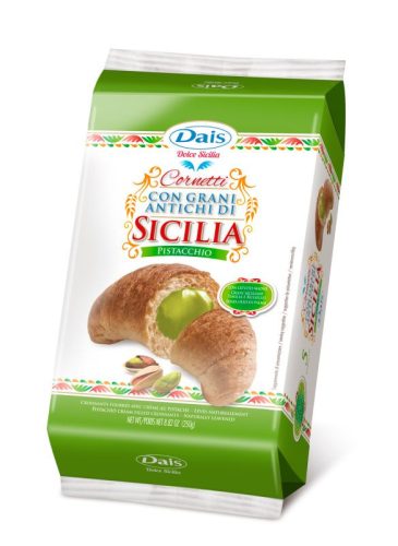 Szicíliai pisztácia krémmel töltött croissant, 5 db/csomag (300g)