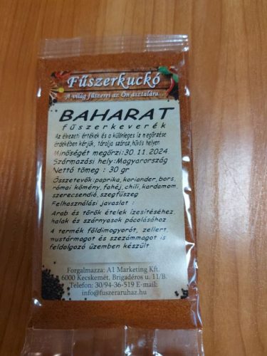 Baharat arab fűszerkeverék, 30 g