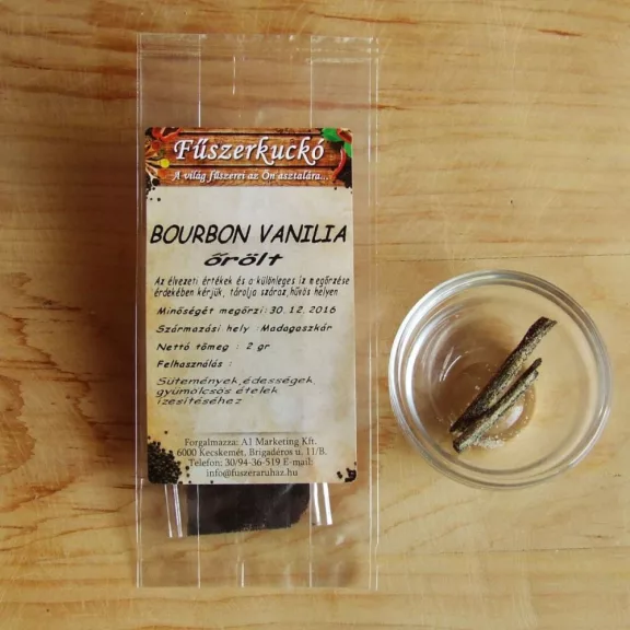 Bourbon vanília őrölt