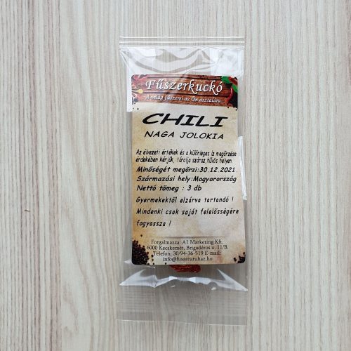 Naga Jolokia szárított chili