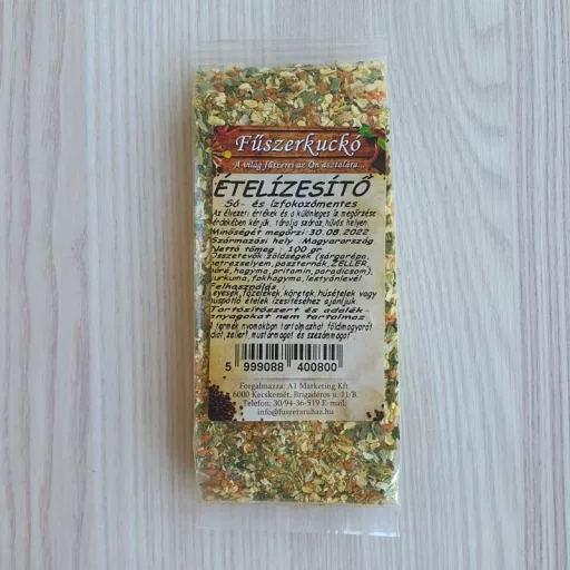 Ételízesítő, só és ízfokozó-mentes kivitelben