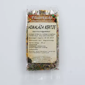 Himalája Kertje kertivirágokkal