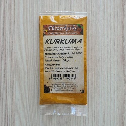 Kurkuma őrölt fűszer