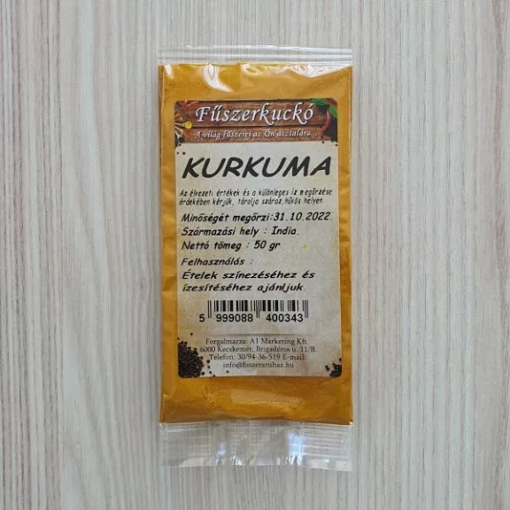 Kurkuma őrölt fűszer