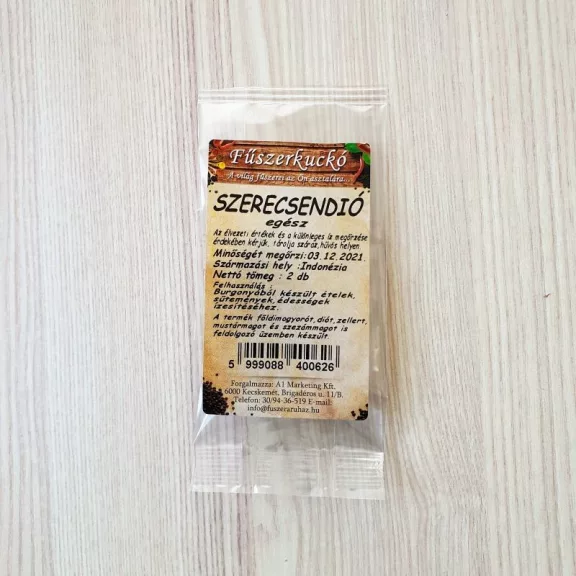 Szerecsendió egész szemek
