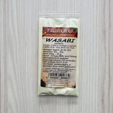 Wasabi őrölt, 30g, Fűszerkuckó, 2026.10.30 lejárattal