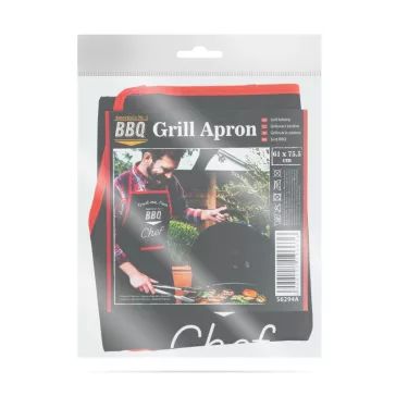 BBQ grill kötény, 61 × 75,5 cm