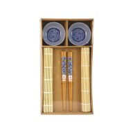 Sushi 4 részes asztali szett bambusz alátéttel