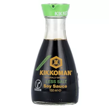   Szójaszósz csökkentett sótartalommal a Kikkoman-tól, 150 ml