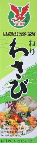 Wasabi ízű tormakrém édesítőszerrel, visszazárható tubusban, 43 g