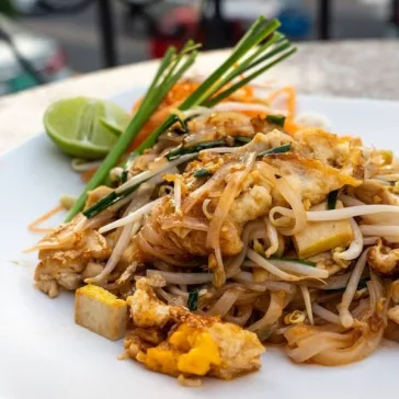 Pad thai alapanyagok és hozzávalók