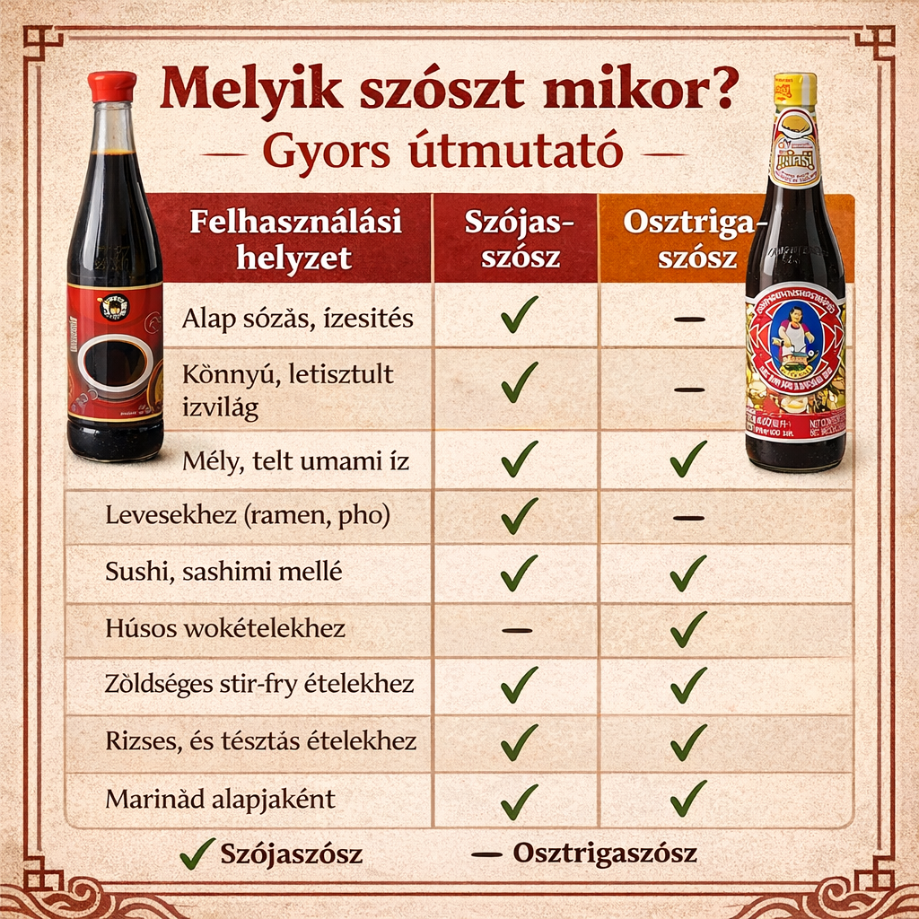 Szójaszósz és az osztrigaszósz