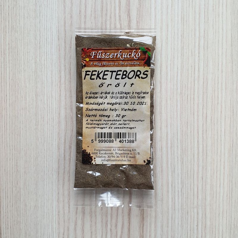 Feketebors őrölt fűszer, 30 g Feketebors őrölt fűszer, 30 g