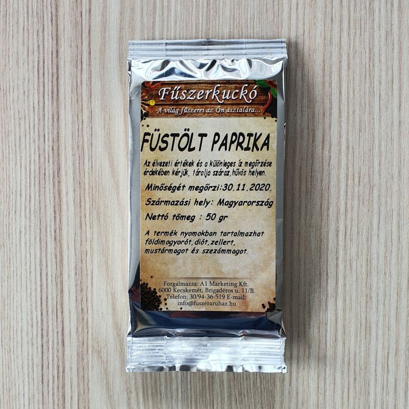 Füstölt őrölt paprika, 250 g Füstölt őrölt paprika, 250 g