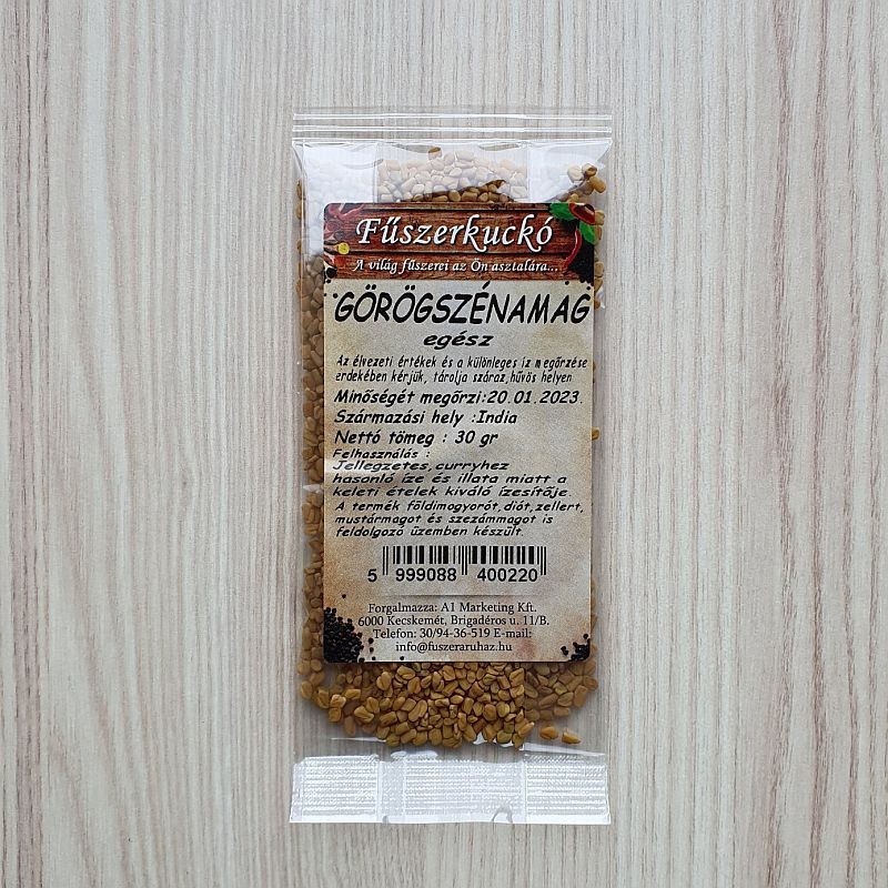 Görögszénamag egész szemek, 30 g Görögszénamag egész szemek, 30 g