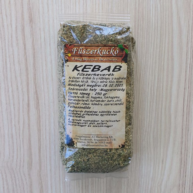 Kebab fűszerkeverék, 250 g Kebab fűszerkeverék, 250 g