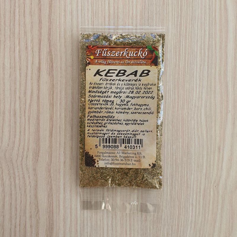 Kebab fűszerkeverék, 30 g Kebab fűszerkeverék, 30 g