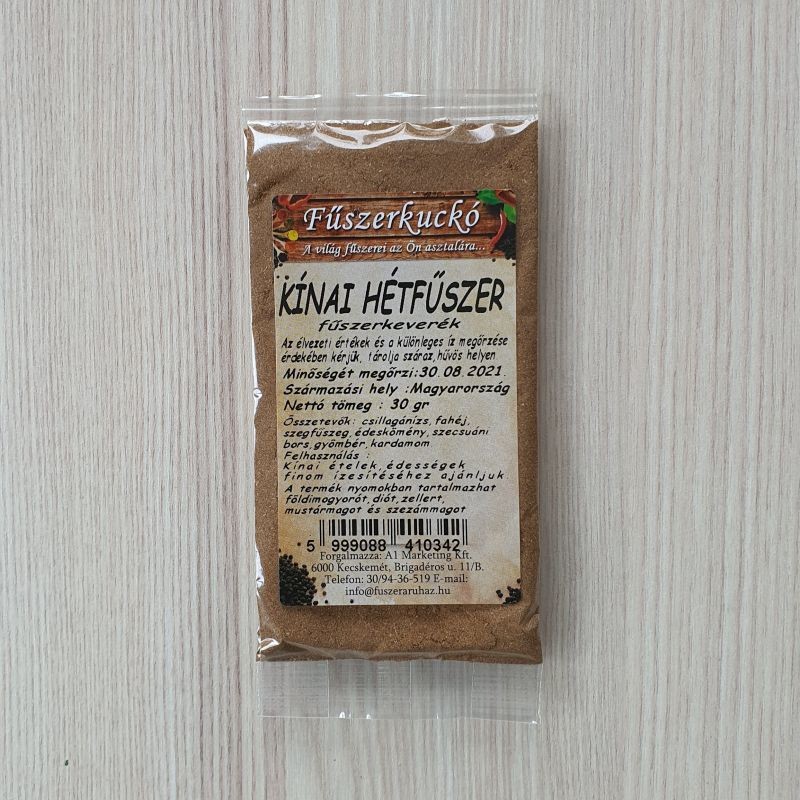 Kínai hétfűszer fűszerkeverék, 30 g Kínai hétfűszer fűszerkeverék, 30 g