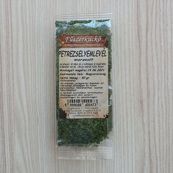 Petrezselyemlevél morzsolt, 30 g Petrezselyemlevél morzsolt, 30 g